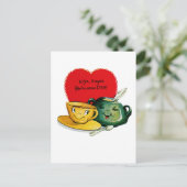 Hallo, Ya Sugar, je bent een soort Dish! Briefkaart (Staand voorkant)