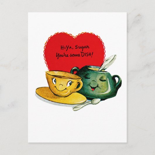 Hallo, Ya Sugar, je bent een soort Dish! Briefkaart (Voorkant)