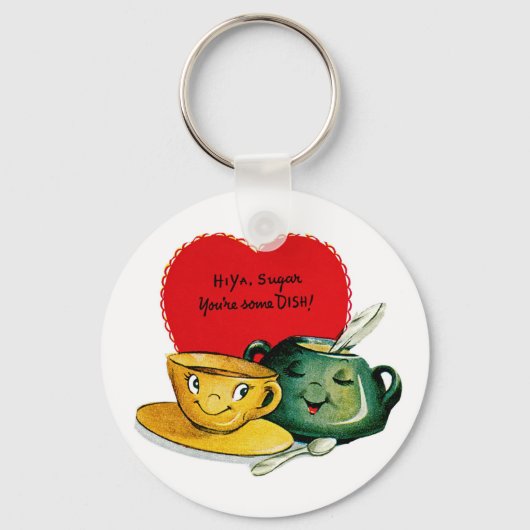 Hallo Ya Sugar, je bent een soort DISH. Sleutelhanger (Voorkant)