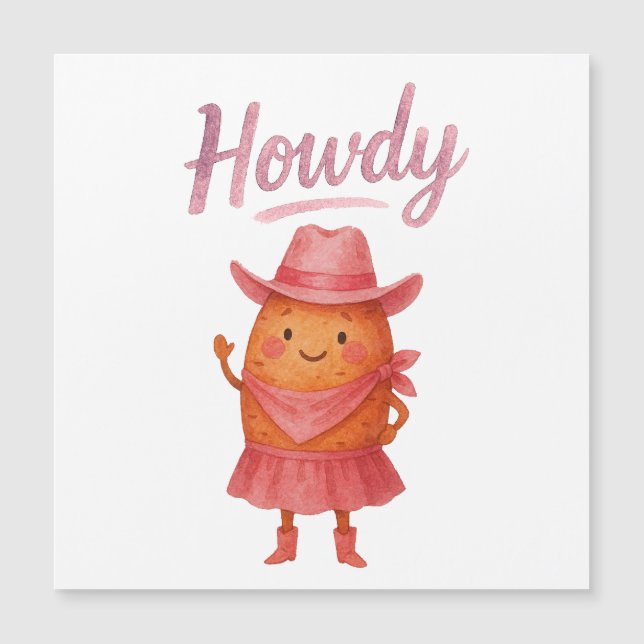 Hallo Yam Cowgirl (Voorkant)