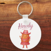 Hallo Yam Cowgirl Sleutelhanger (Achterkant)