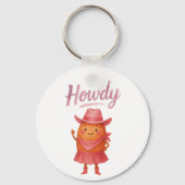 Hallo Yam Cowgirl Sleutelhanger (Achterkant)