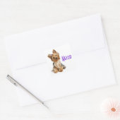 Hallo Yorkshire Terrier Yorkie Puppy Dog Stickers (Envelop)