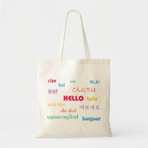 Hallo zak tote bag
