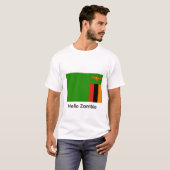 Hallo Zambia T-shirt (Voorkant volledig)