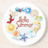 hallo zandsteen onderzetter (Voorkant)