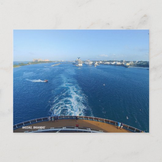 Hallo Zee Tot ziens Nassau, Briefkaart (Voorkant)