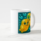Hallo zeehonden grote koffiekop (Voorkant rechts)