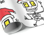 Hallo Zeg maar: Gekke Skully Holiday Cadeaupapier (Rol Hoek)