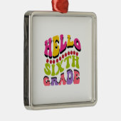 hallo zesde graad metalen ornament (Rechts)