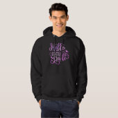 hallo zesde klas van het team hoodie (Voorkant volledig)