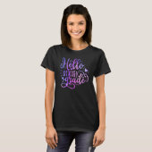 hallo zesde klas van het team t-shirt (Voorkant volledig)