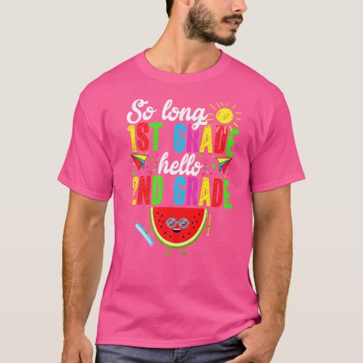 Hallo Zo lang 1e klas T-shirt (Voorkant)