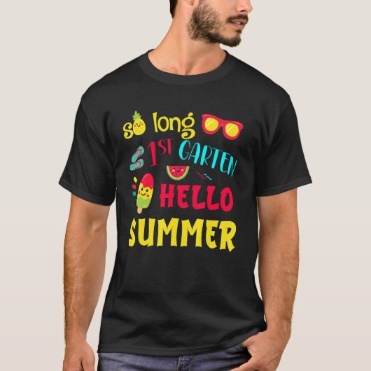 Hallo Zo lang 1e klas T-shirt (Voorkant)