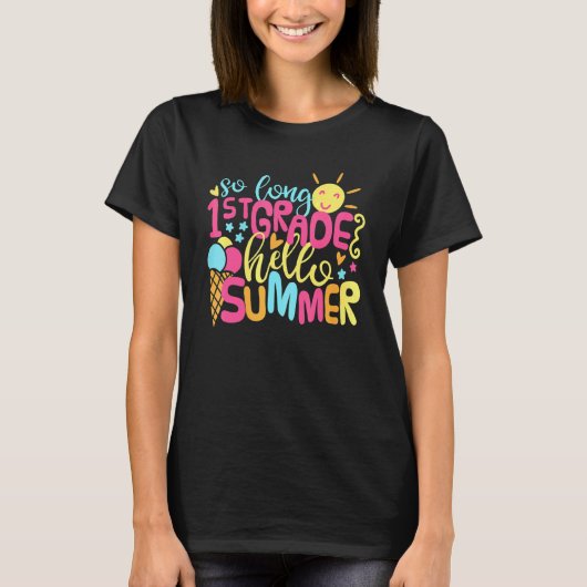 Hallo Zo lang 1e klas T-shirt (Voorkant)