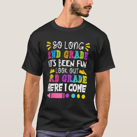 Hallo Zo lang 2e klas Gra T-shirt (Voorkant)