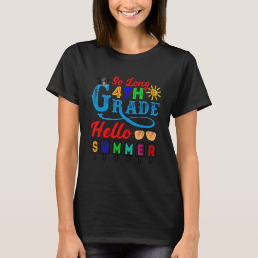 Hallo Zo lang 4e klas T-shirt (Voorkant)
