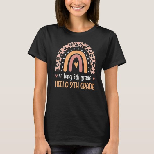 Hallo Zo lang 8e klas leraren student T-shirt (Voorkant)
