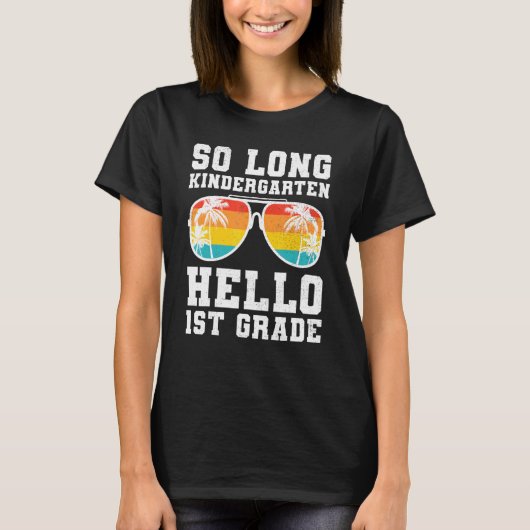 Hallo Zo lang kleuterschool T-shirt (Voorkant)