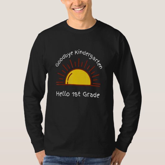 Hallo Zo Lange Kleuterschool T-shirt (Voorkant)