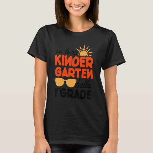 Hallo Zo Lange Kleuterschool T-shirt (Voorkant)