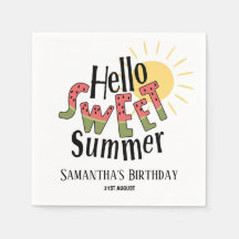Hallo Zoete Zomer Zwembad Feestje