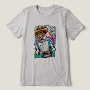 Hallo Zombie Tri-Blend Shirt