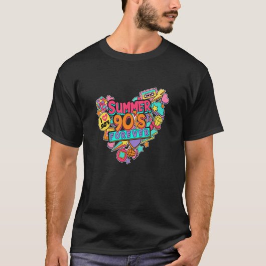 Hallo Zomer 90's A Forever T-shirt (Voorkant)