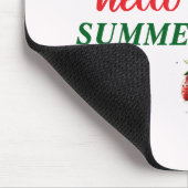 Hallo Zomer | Aardbeien Cocktail Muismat (Hoek)