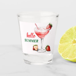 Hallo Zomer | Aardbeiencocktail Shotglas Shot Glas