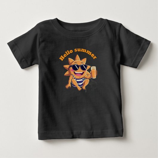 Hallo zomer baby bodysuit (Voorkant)