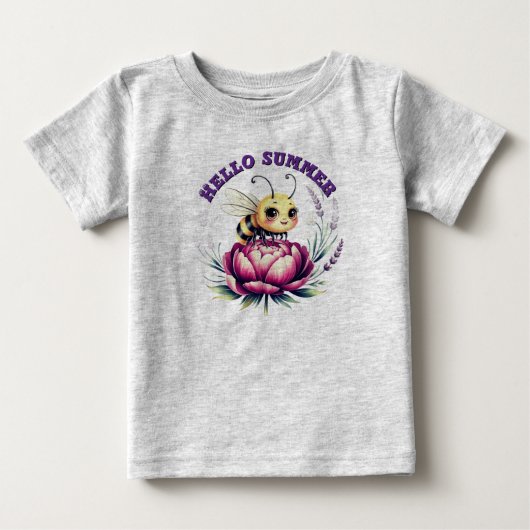 Hallo zomer baby bodysuit (Voorkant)