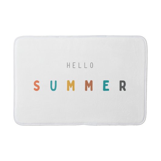 hallo zomer badmat modern (Voorkant)