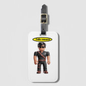 Hallo zomer Bagage Label (Voorkant (verticaal))
