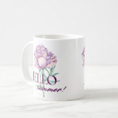 Hallo zomer bloem mok (Voorkant links)