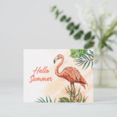 Hallo zomer briefkaart (Staand voorkant)