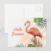 Hallo zomer briefkaart (Voorkant / Achterkant)