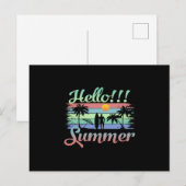 Hallo Zomer Briefkaart (Voorkant / Achterkant)
