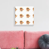 Hallo zomer canvas afdruk (Insitu (Woonkamer))