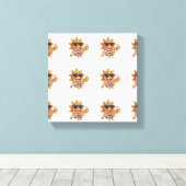 Hallo zomer canvas afdruk (Insitu (Houten vloer))