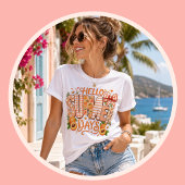 Hallo Zomer Dagen Abrikoos Tri-Blend Shirt