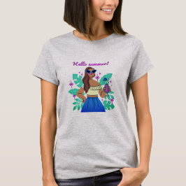 Hallo Zomer Dames T-Shirt