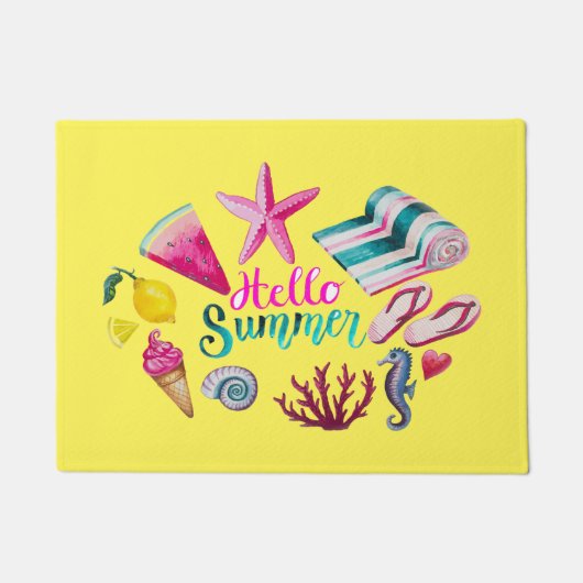 hallo, zomer deurmat (Voorkant)