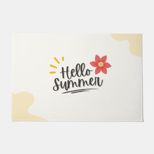 HALLO ZOMER DEURMAT (Voorkant)
