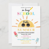Hallo Zomer Einde van School's Out party Kaart (Voorkant)