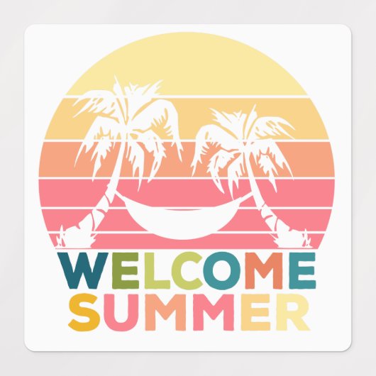 HALLO ZOMER. etiketten Labels (Design 1)