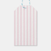 Hallo Zomer Feest Strepen Cadeaulabel (Achterkant)