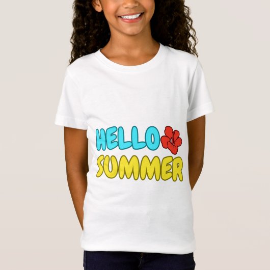 Hallo Zomer Fijn Jersey T-Shirt (Voorkant)