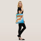 Hallo Zomer Flamingo Strandtas Tote Bag (Op model)