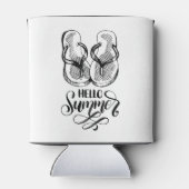 Hallo Zomer Flip Flops Koeler (Achterkant)